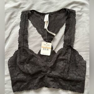 NWT Free People Racerback Galloon Lace Bralette Small